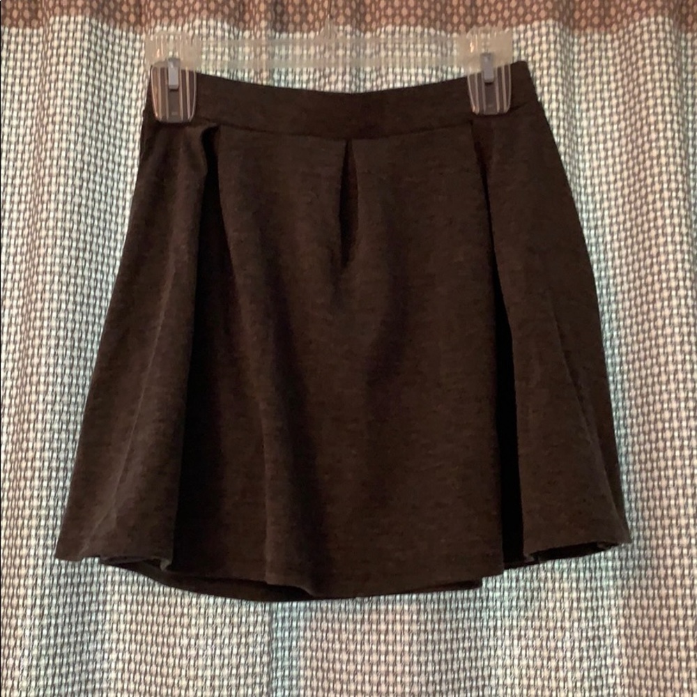 grey skater skirt